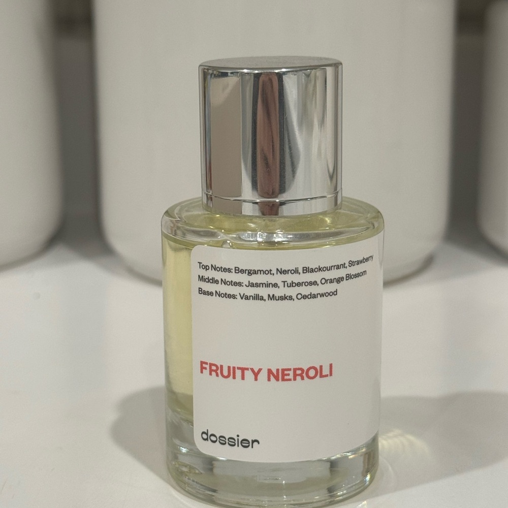 Dossier Fruity Neroli Perfume with Silver Cap